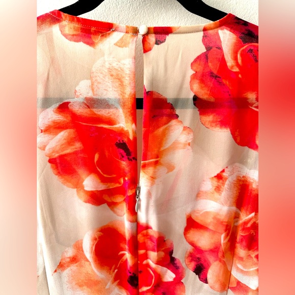 Calvin Klein Floral A line dress - Picture 4 of 4